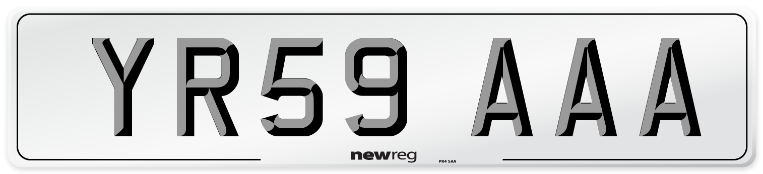 YR59 AAA Number Plate from New Reg